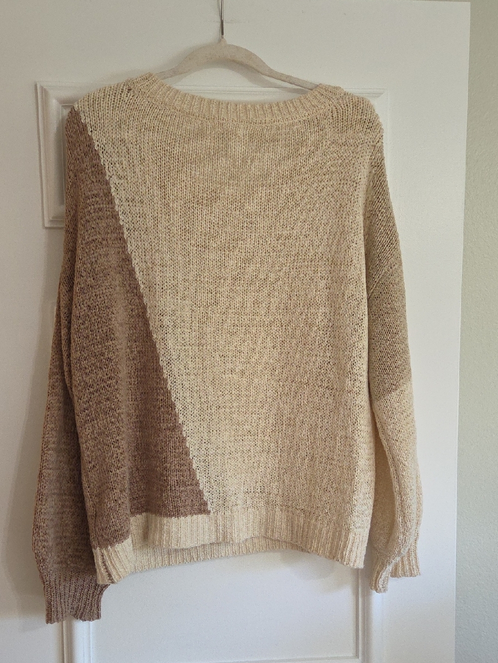 blu pepper Oversized Loose Knit Sweater Women's L - Picture 4 of 4